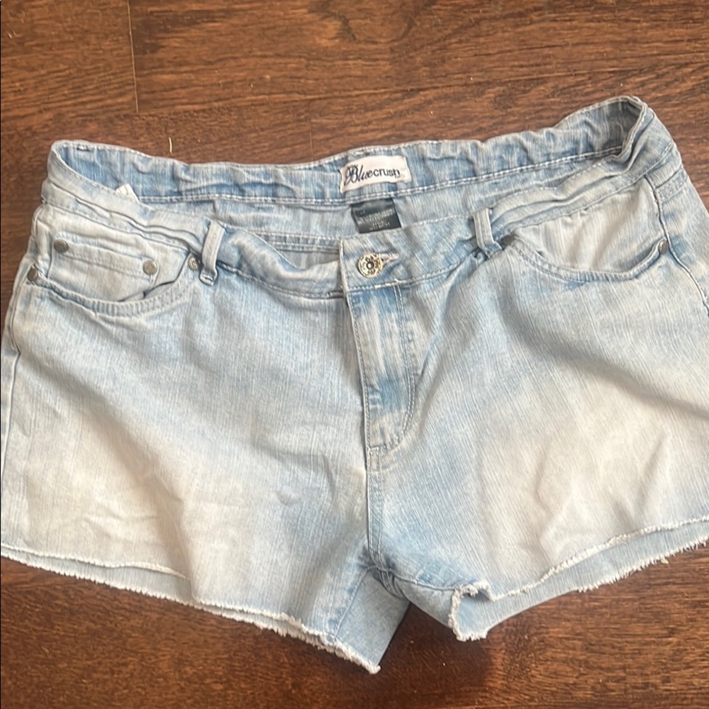 Light Blue Denim Shorts